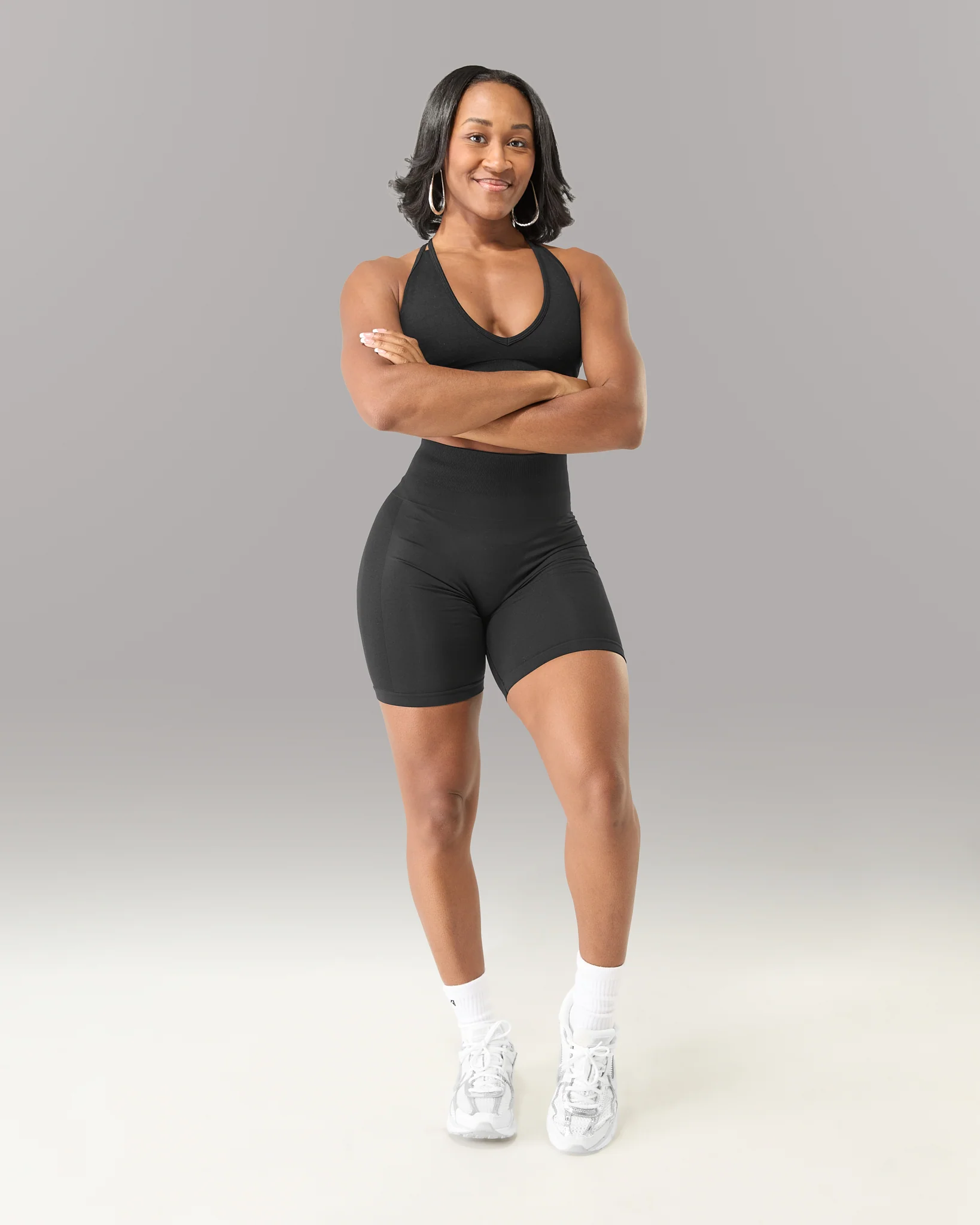 Amplify Ultra-High Rise Biker Short - Black - Image 4