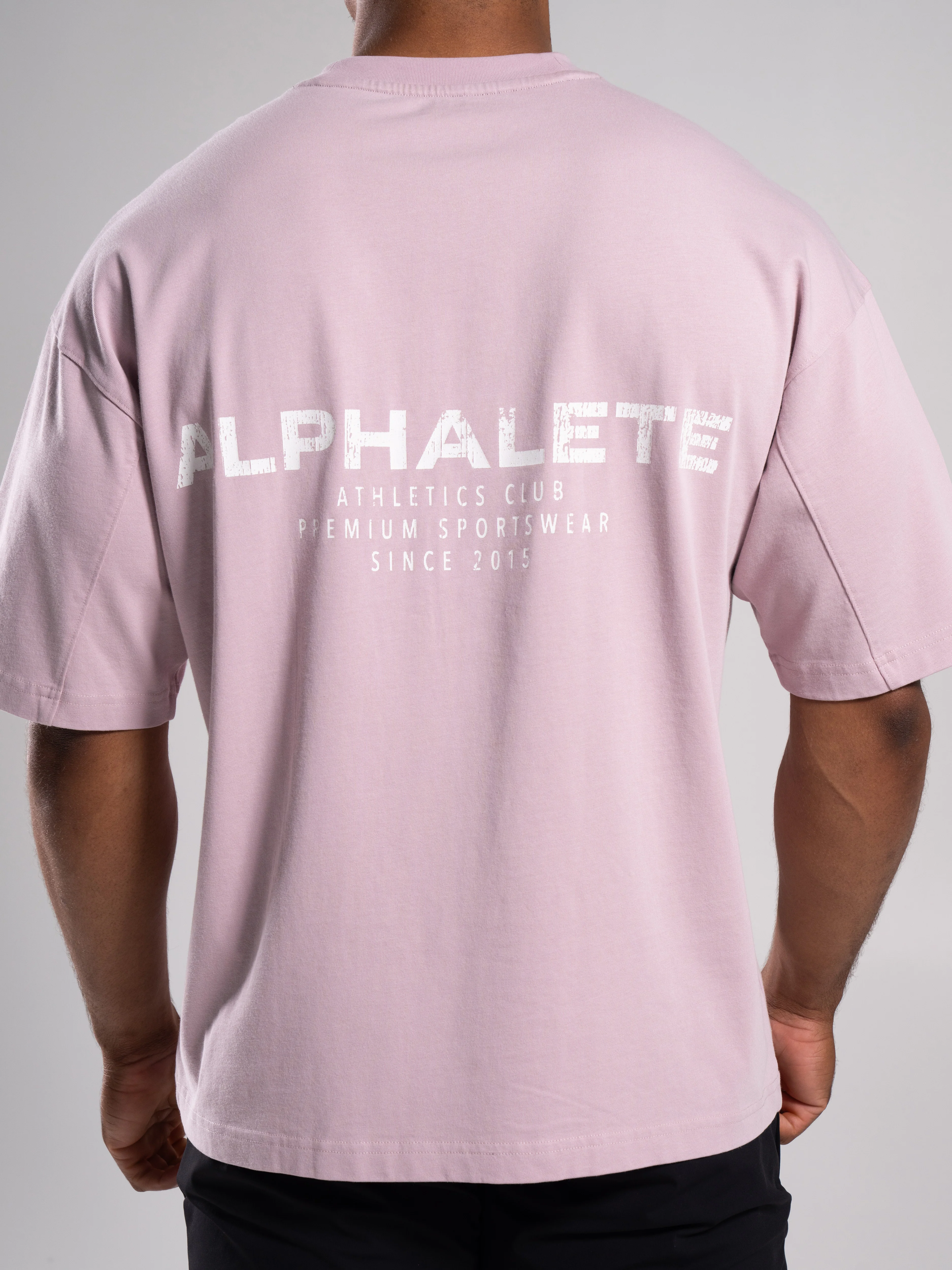 Stone Wash Alpha Tee - Rosewood - Image 5