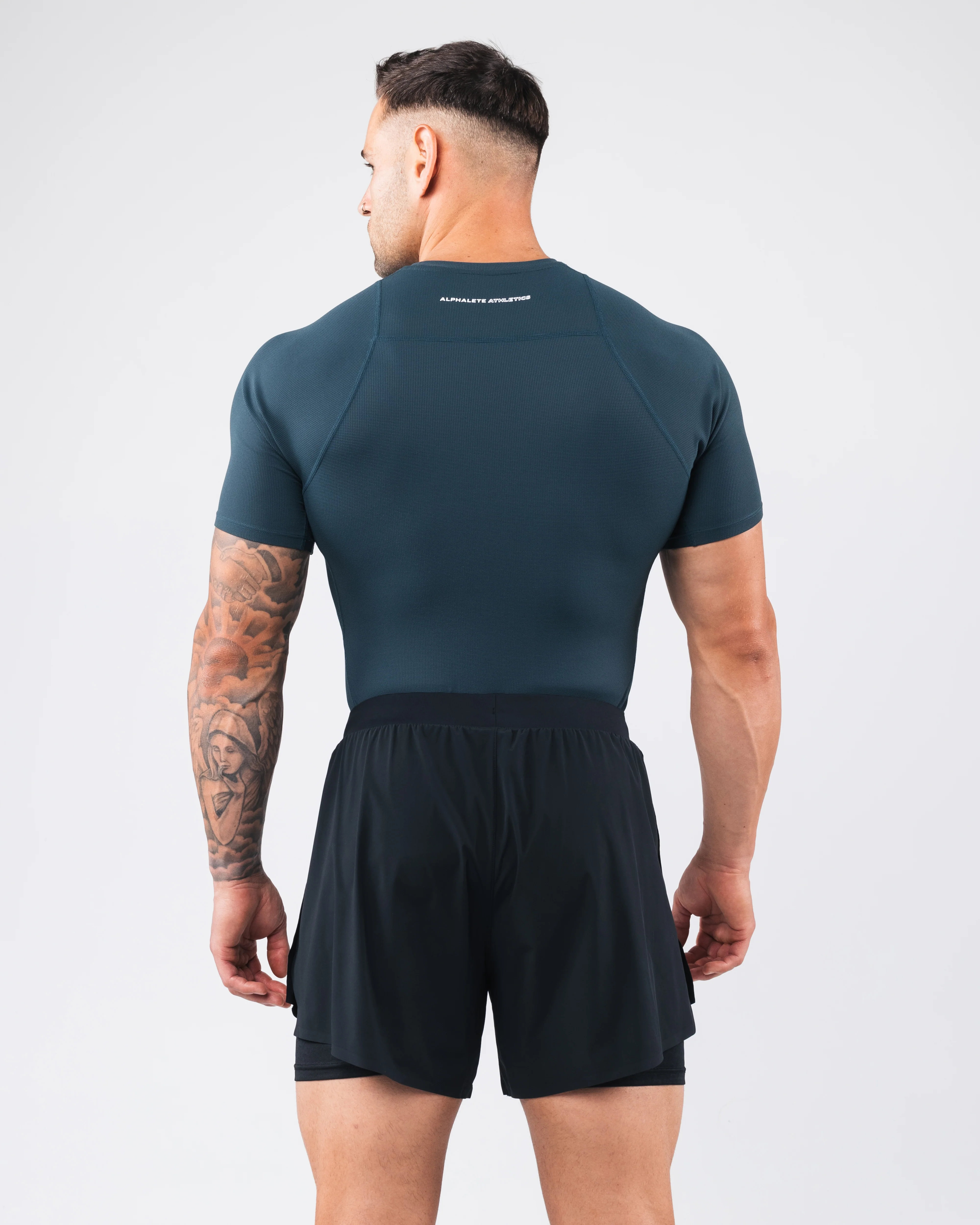 Power Short Sleeve - Dark Cyan - Image 4
