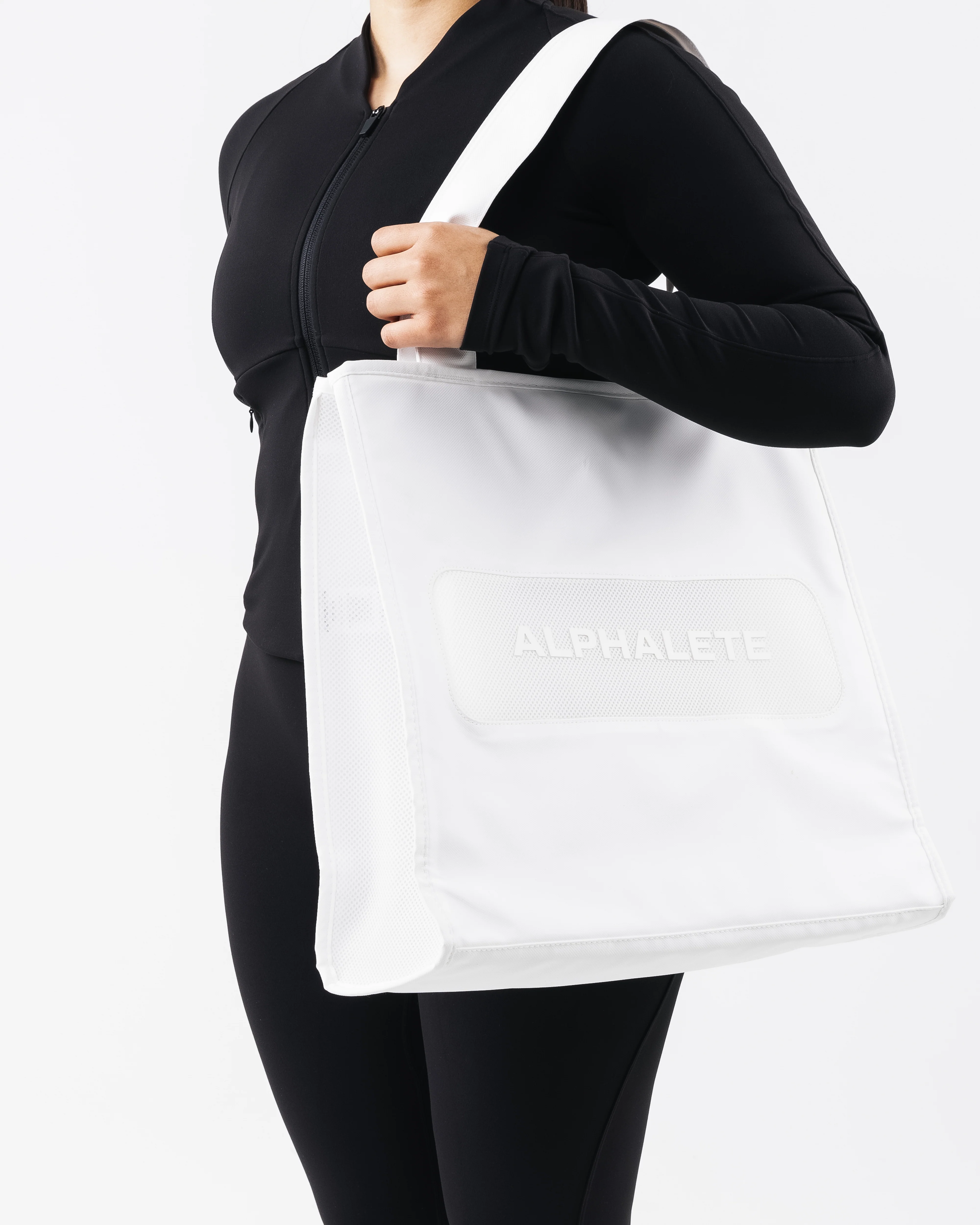 Mesh Tote Bag - White - Image 3