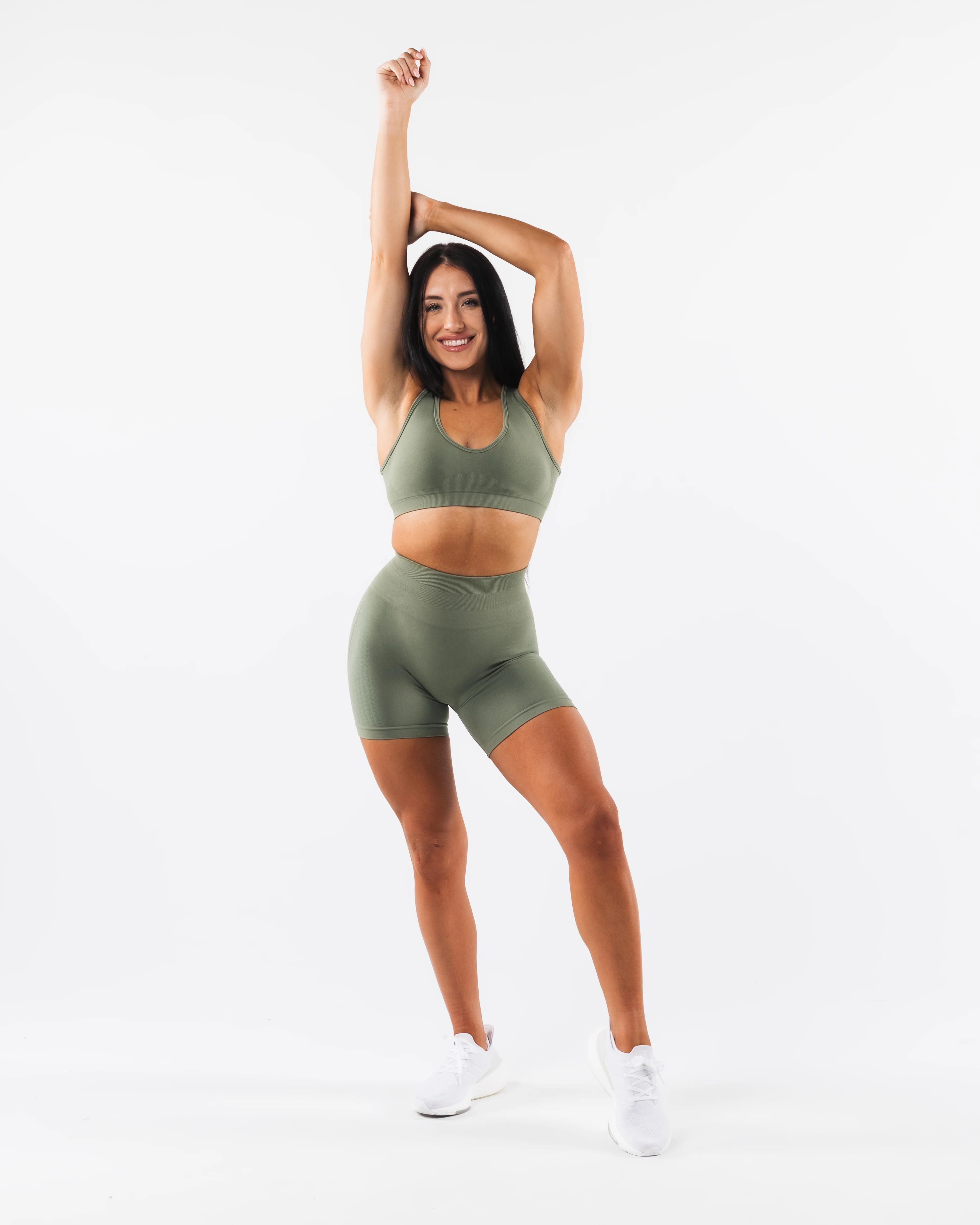 Amplify Contour Bra - Noble Green - Image 3