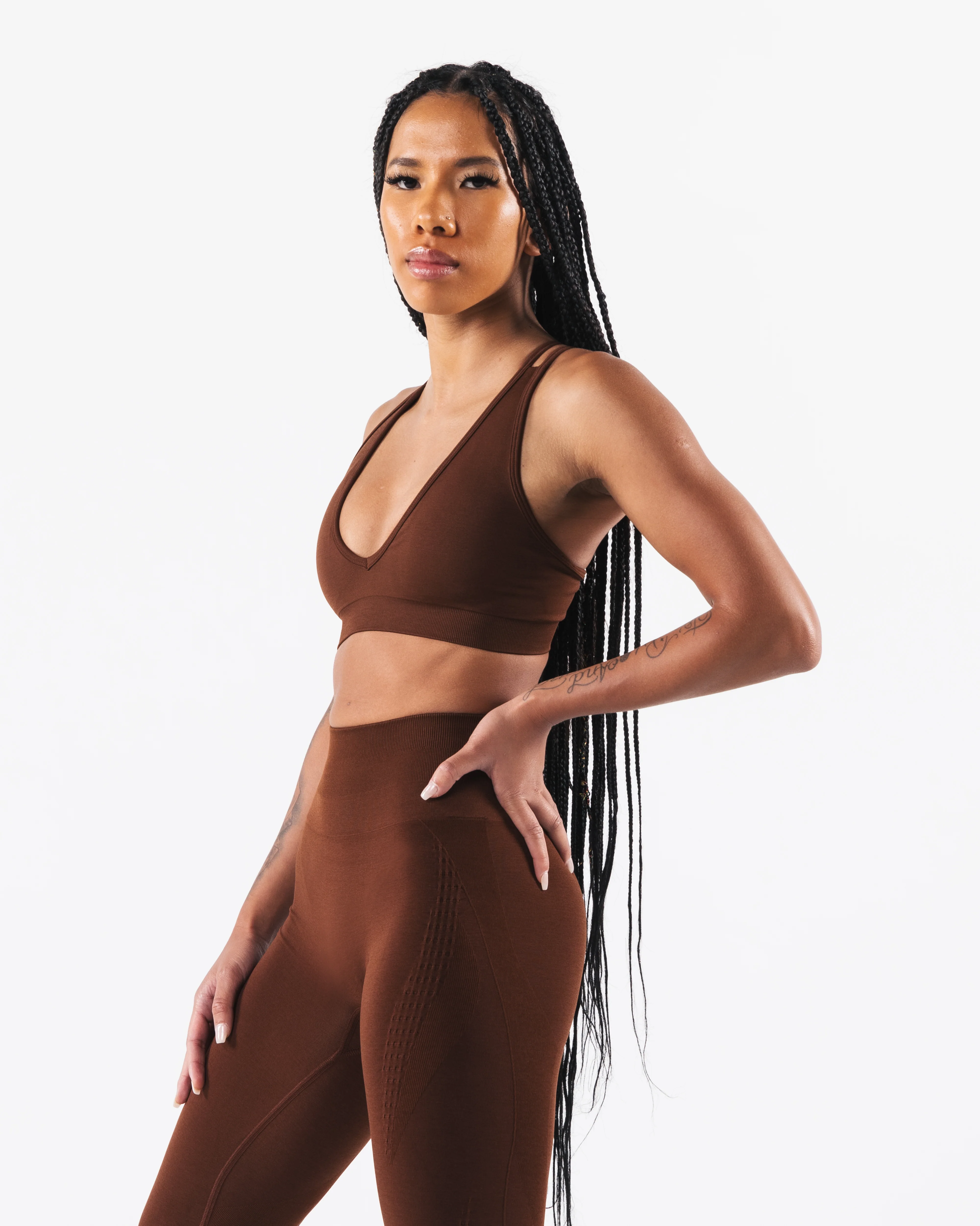 Amplify Deep V Bra - Manhattan - Image 4