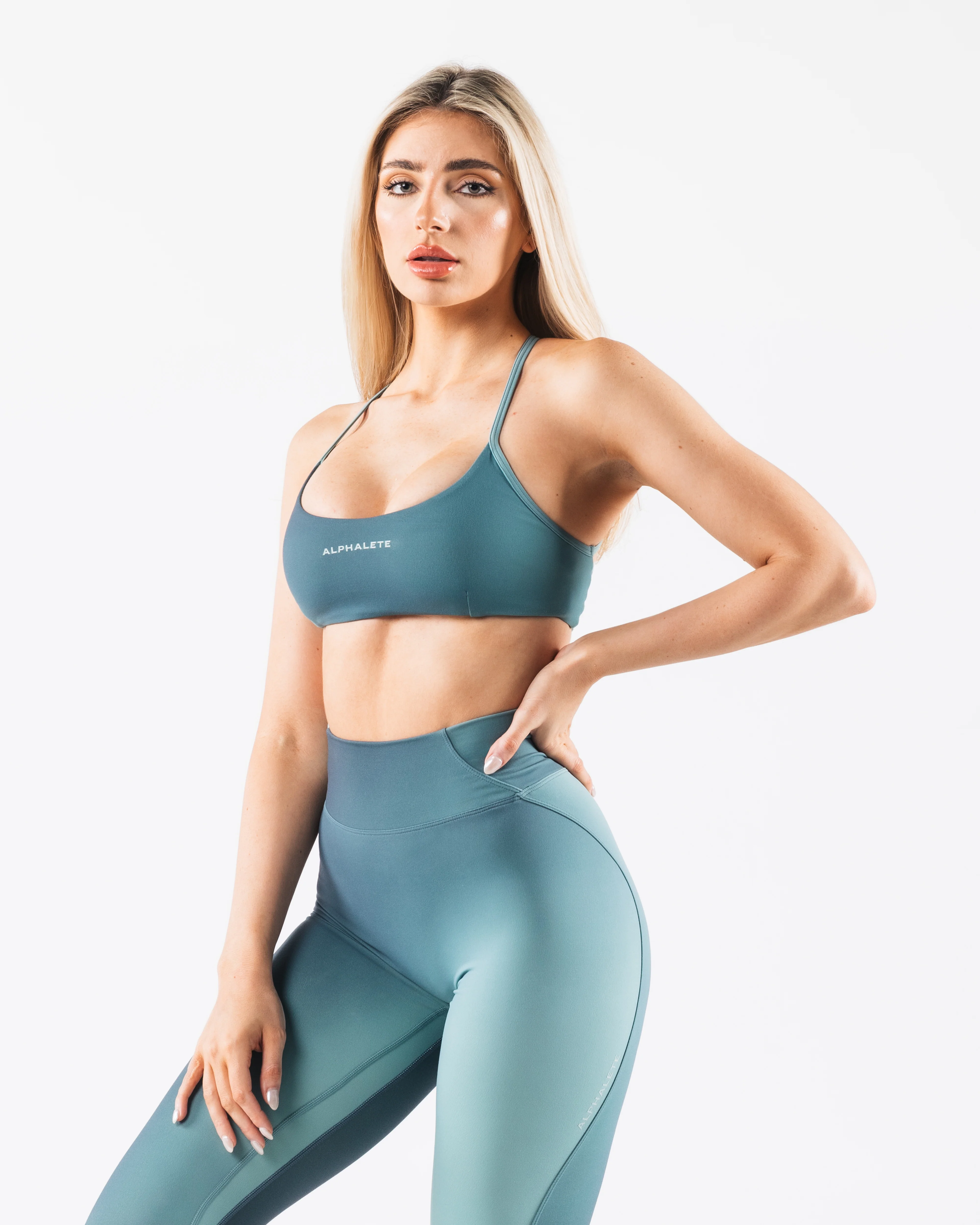 Aura 3 Strap Bra - Aura Glacier Print - Image 4