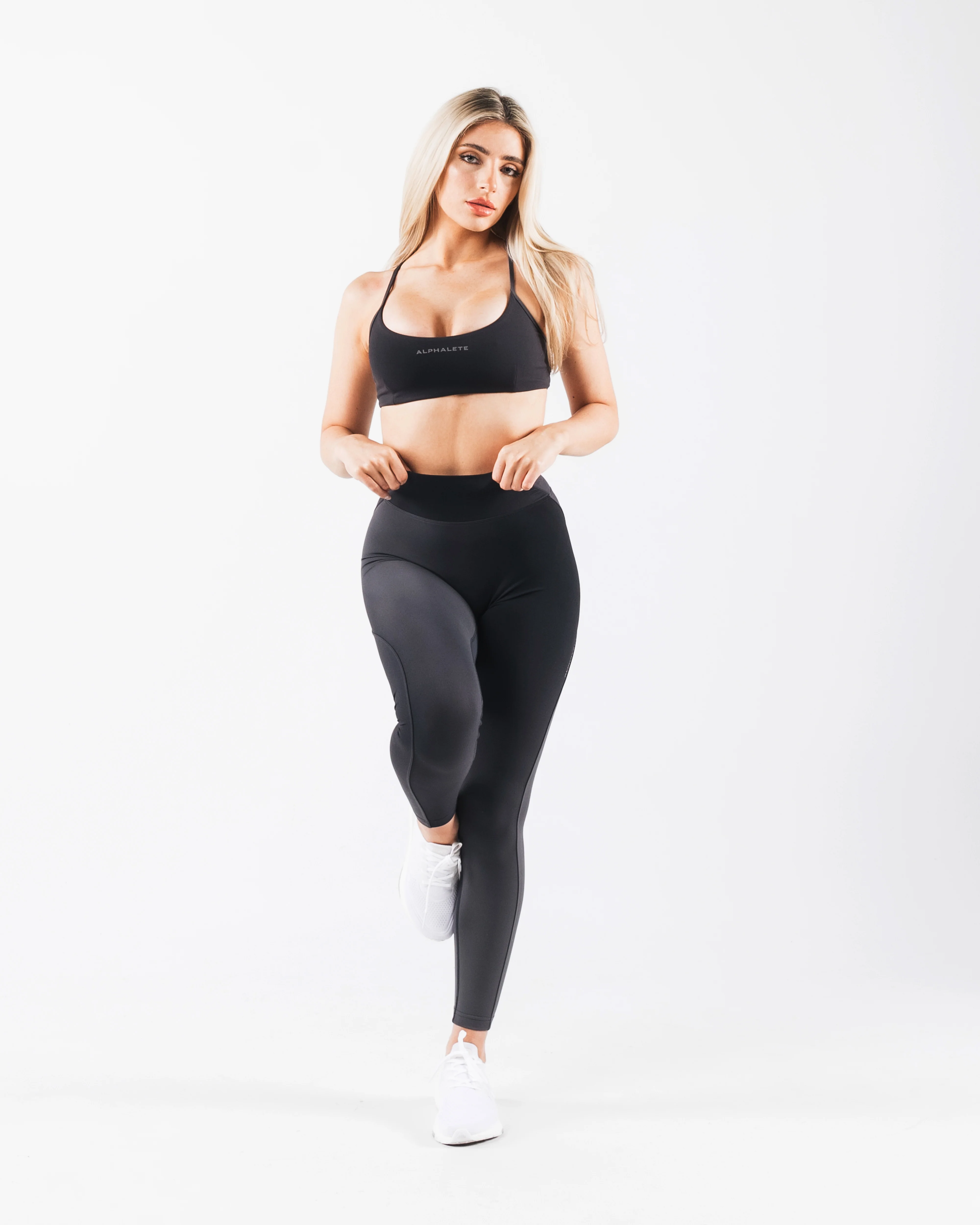 Aura 3 Strap Bra - Aura Storm Print - Image 3