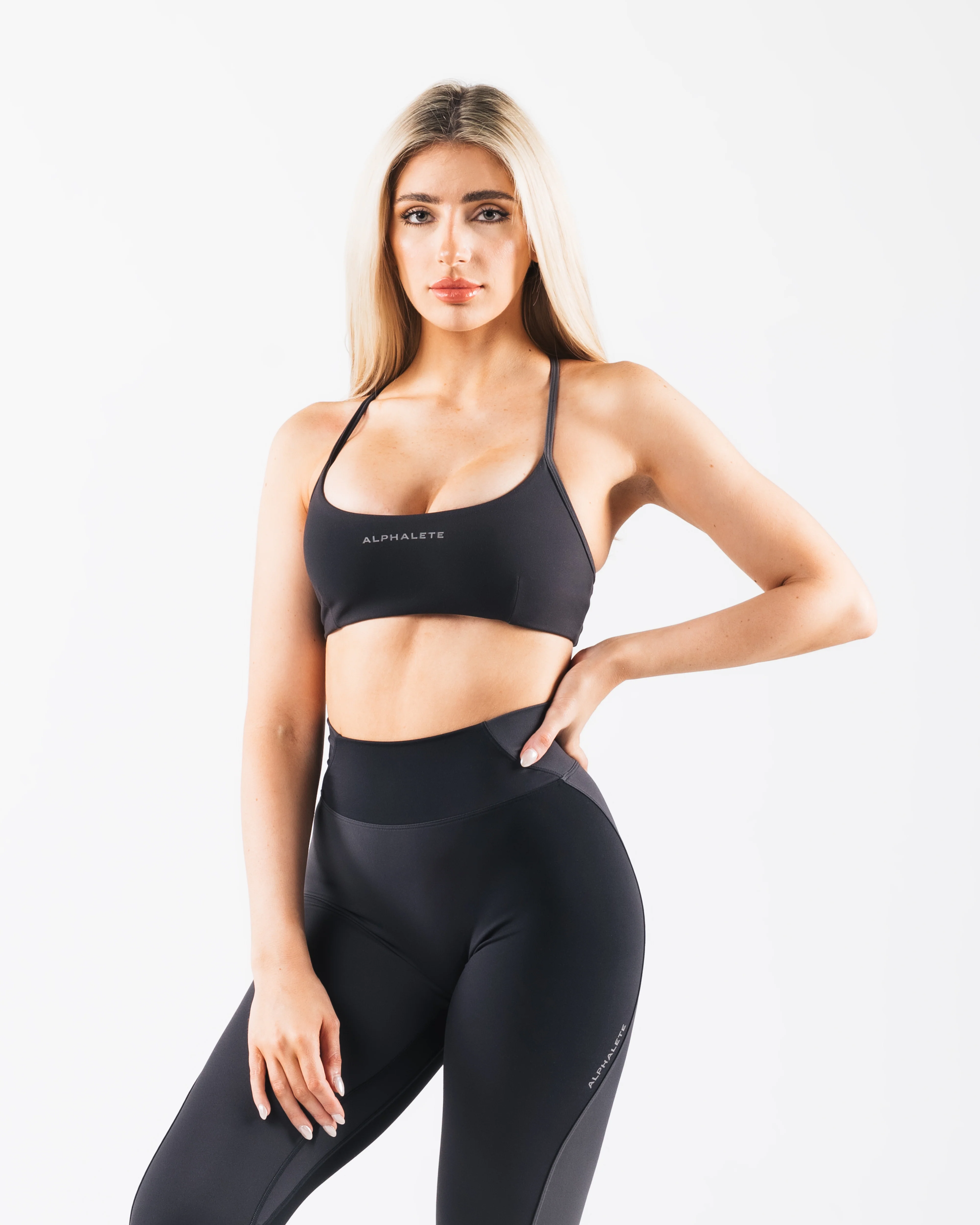 Aura 3 Strap Bra - Aura Storm Print - Image 4
