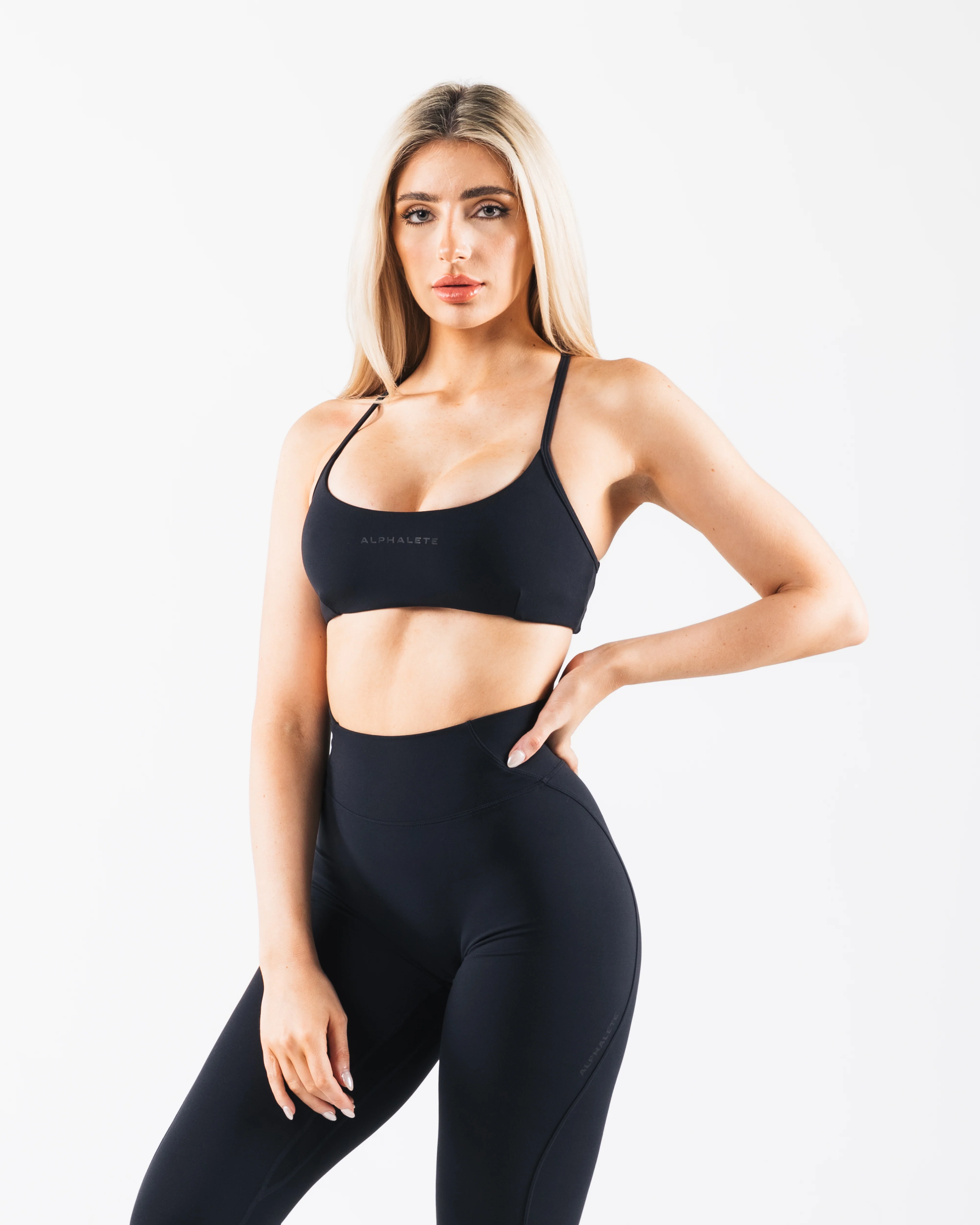 Aura 3 Strap Bra - Black - Image 4