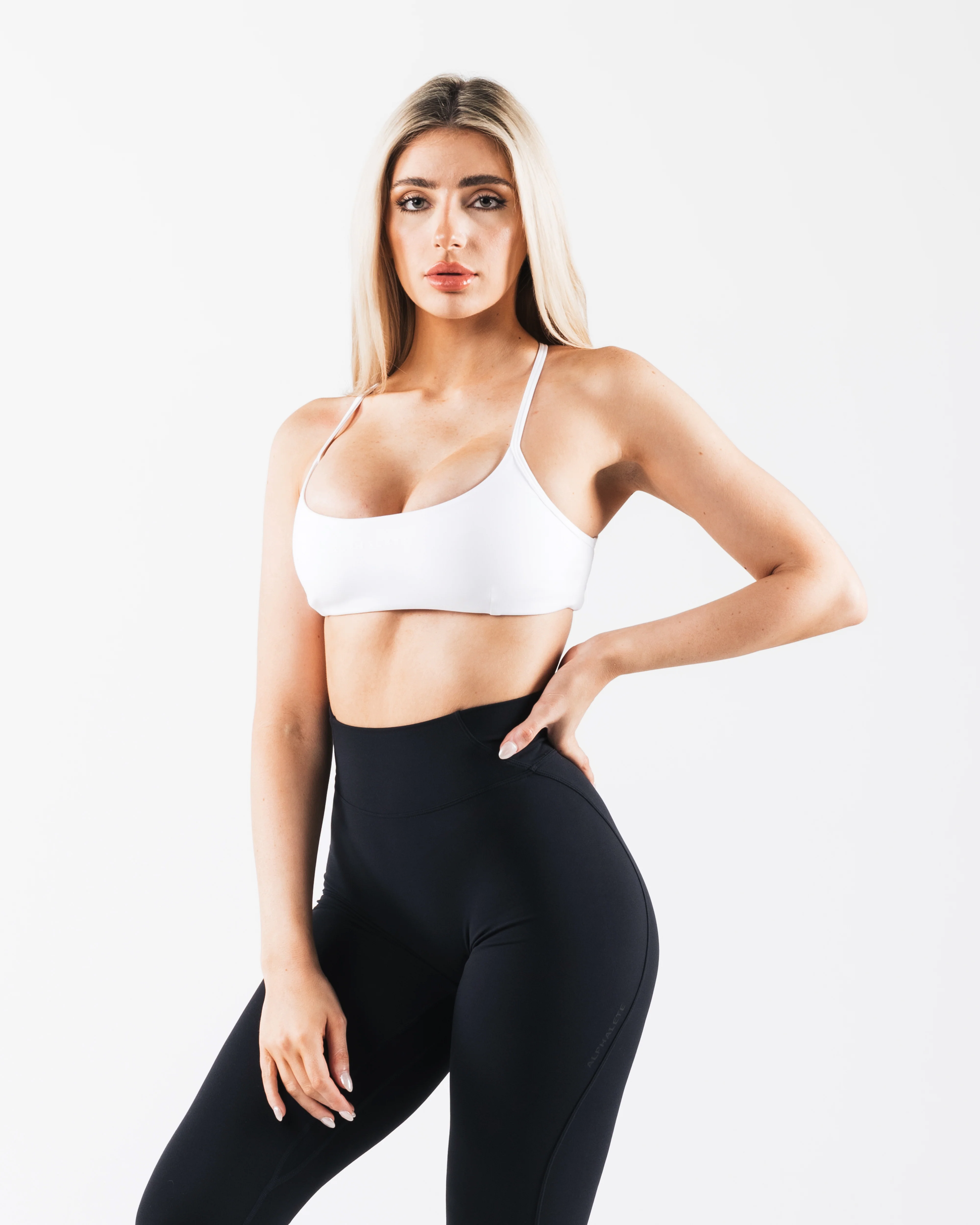 Aura 3 Strap Bra - White - Image 4