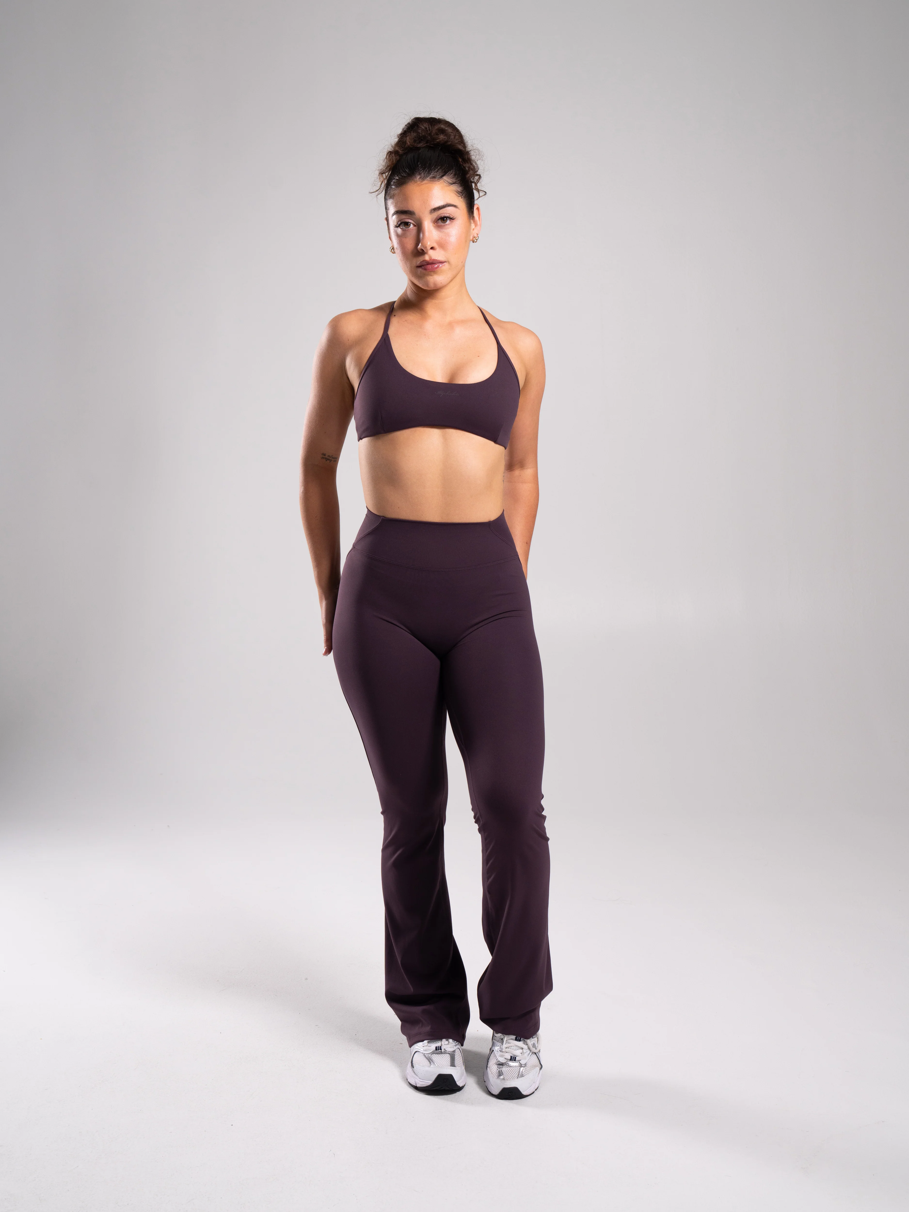 Aura Flared Pant - Black Garnet - Image 5