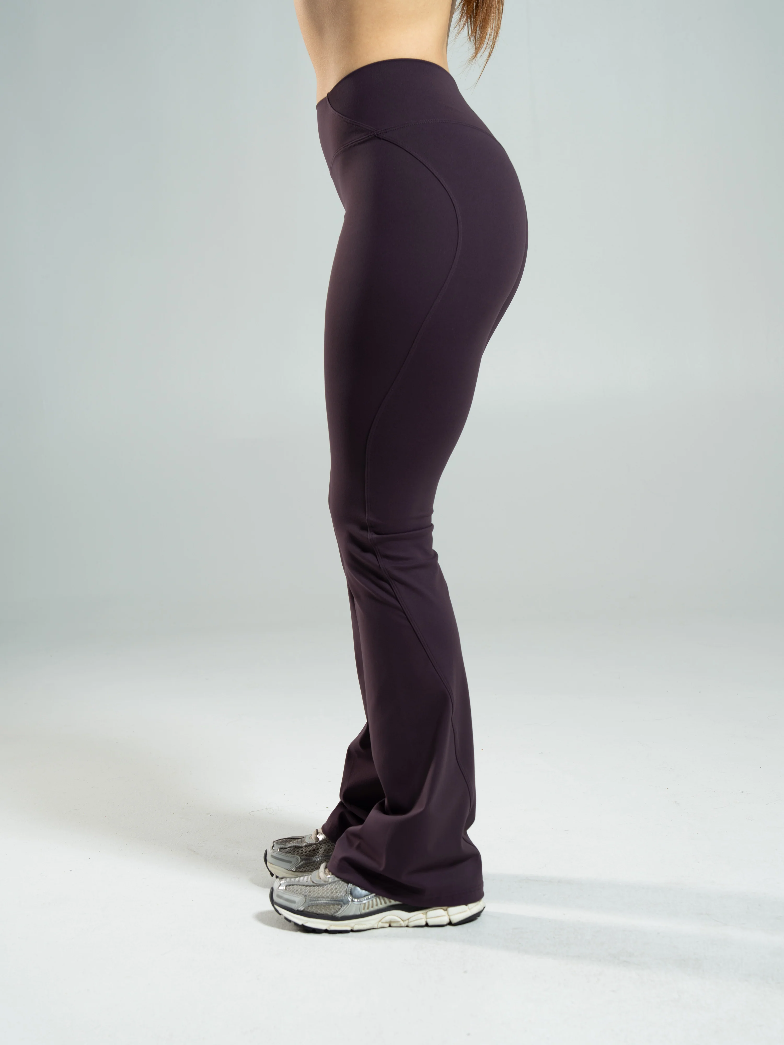 Aura Flared Pant Long - Black Garnet - Image 3