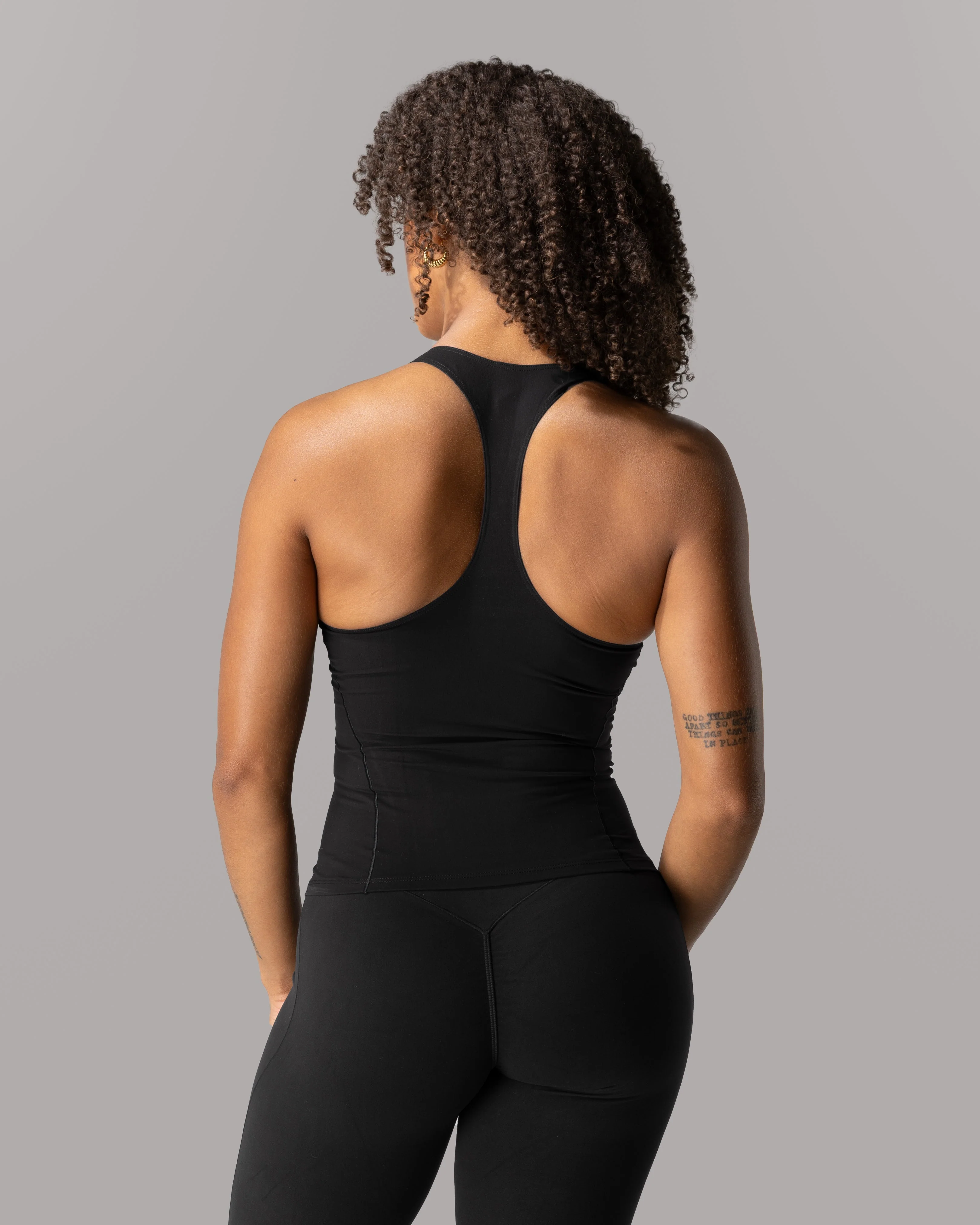 Flex Tank Long - Black - Image 2